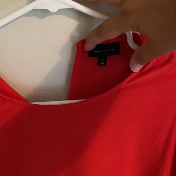 Red Ruffle Dress - Picture 3 of 5